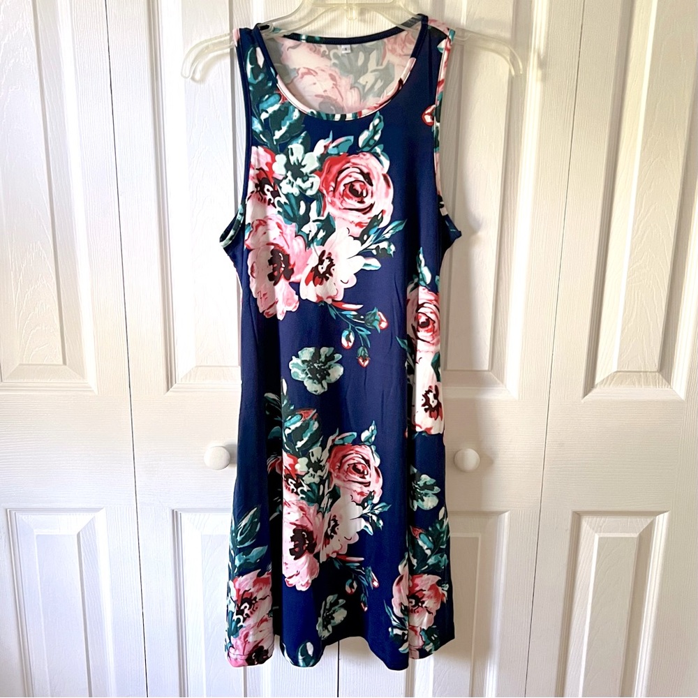NWOT Floral Swing Dress